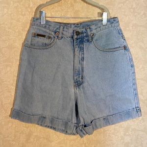 Vintage Calvin Klein denim high waist shorts